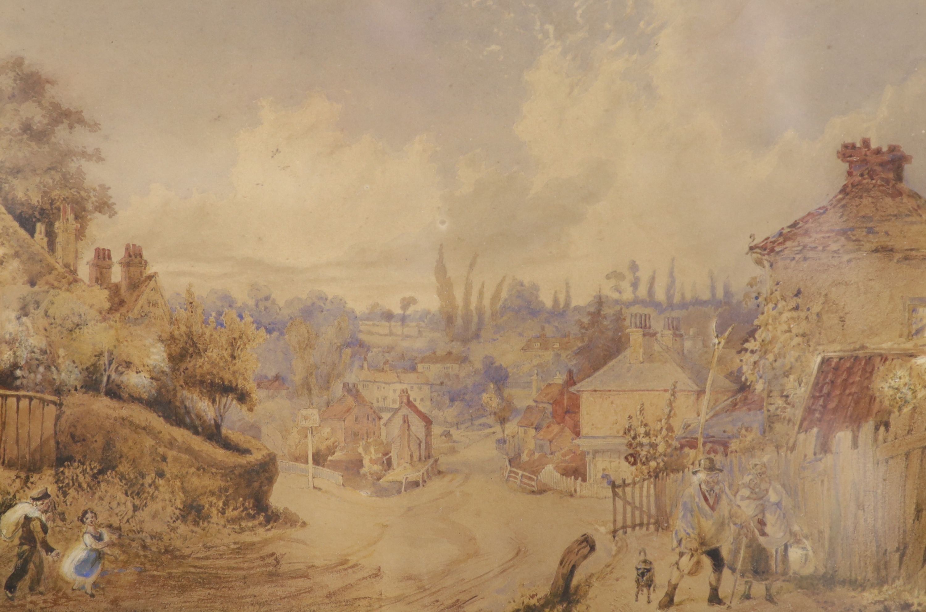 After William Burgess of Dover (1805-1861), a set of four hand coloured lithographs, Views of Dover Castle and environs, 